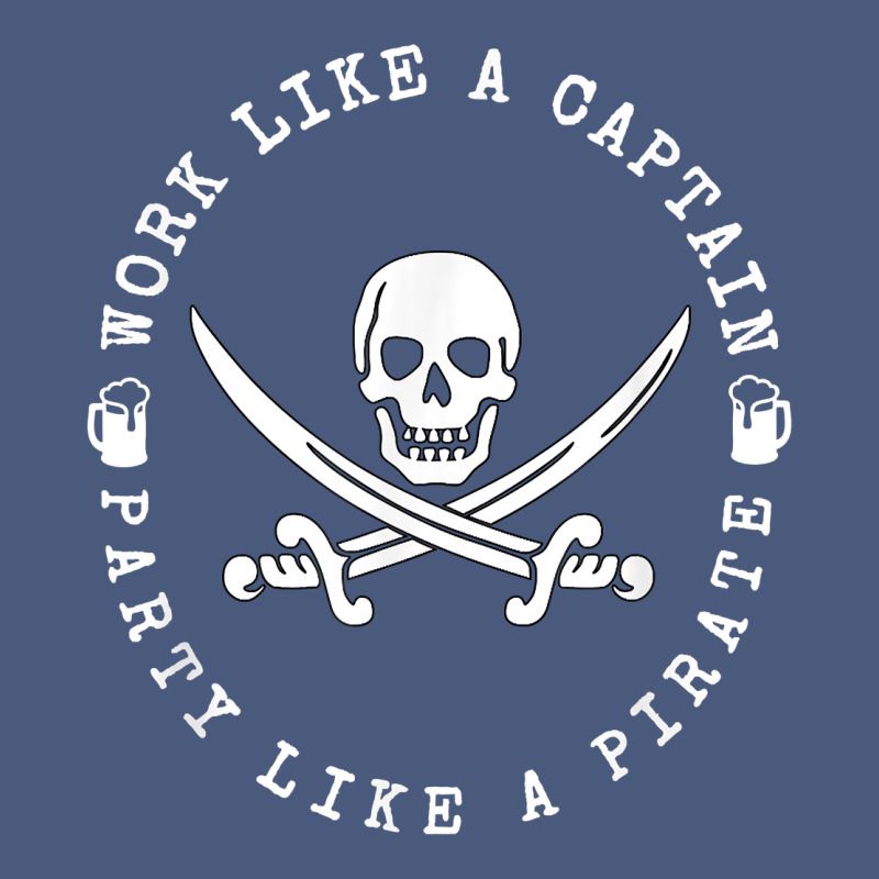 Work Like A Captain Party Like A Pirate Vintage Hoodie by FloraArt | Teevron