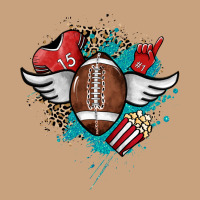 Football Ball Leopard Glitter Vintage Tee | Teevron
