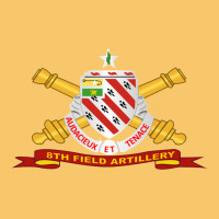 8th Field Artillery W Br   Ribbon 8th Field Artillery W Br Ribbon Vintage Hoodie | Teevron