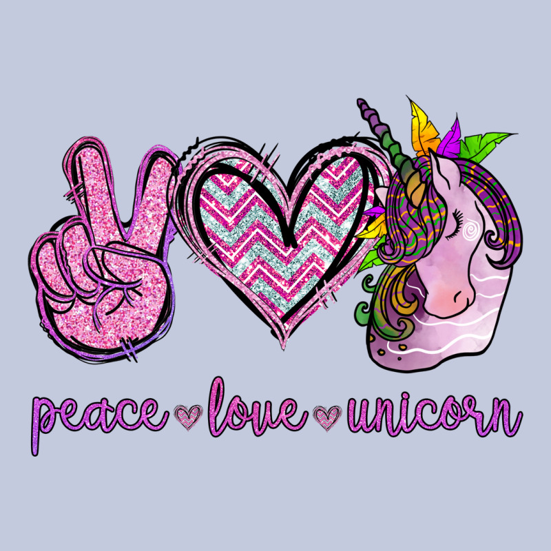 Peace Love Unicorn Long Sleeve Tee by Jasminsmagicworld | Teevron