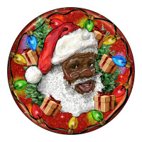 Black Santa Christmas | Teevron