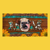 Western Heifer Mom With Sunflowers And Turquoise License Plate Premium Sweatshirt | Teevron