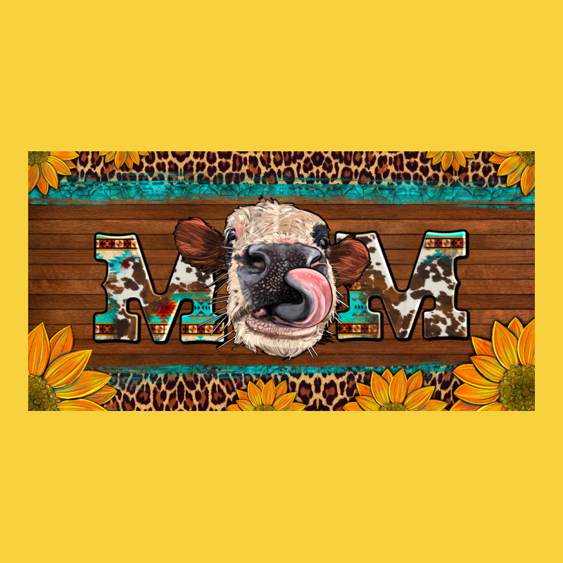 Western Heifer Mom With Sunflowers And Turquoise License Plate Premium Sweatshirt by Artiststas | Teevron