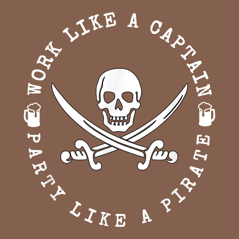 Work Like A Captain Party Like A Pirate Zipper Hoodie by FloraArt | Teevron