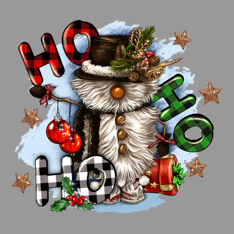 Ho Ho Ho Snowman Gnome Vintage Hoodie by CowGirlArtShop | Teevron