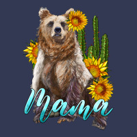 Mama Bear With Sunflowers And Cactus Heavyweight Hoodie | Teevron