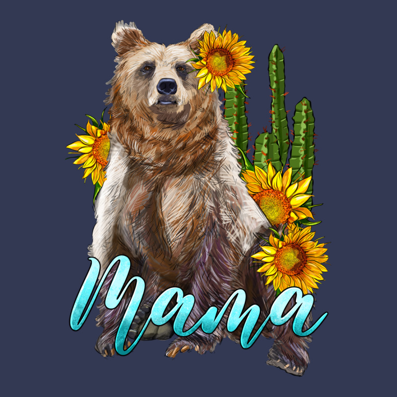 Mama Bear With Sunflowers And Cactus Heavyweight Hoodie by Artiststas | Teevron