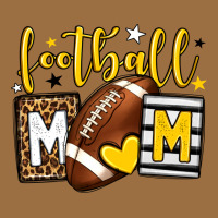 Football Mom Yellow Team Color Vintage Tee | Teevron
