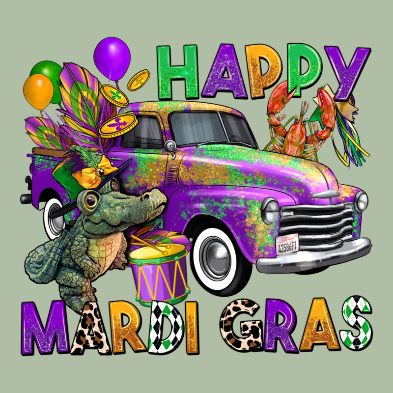 Happy Mardi Gras Truck Urban Heavy Tee by CowGirlArtShop | Teevron