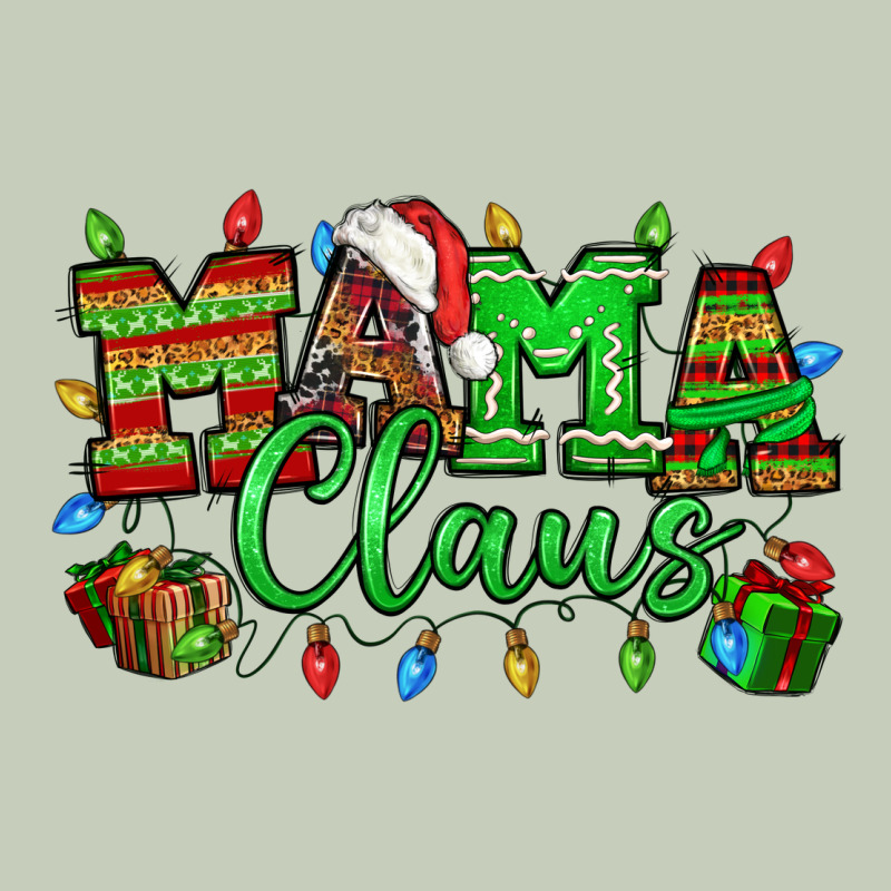 Mama Claus Christmas Lights And Gifts Mother's Day Long Sleeve Tee by HowdyJamesFarm | Teevron