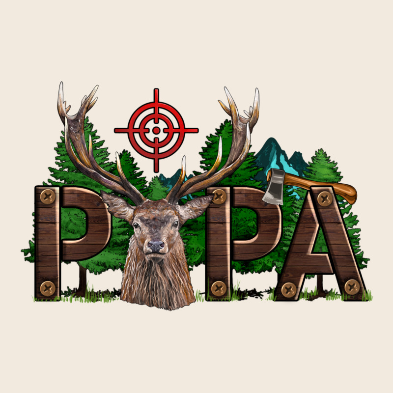 Western Papa Deer Hunting Zipper Hoodie by LillyAllenDesigns | Teevron