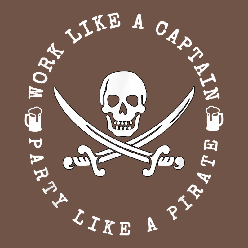 Work Like A Captain Party Like A Pirate Premium Sweatshirt by FloraArt | Teevron