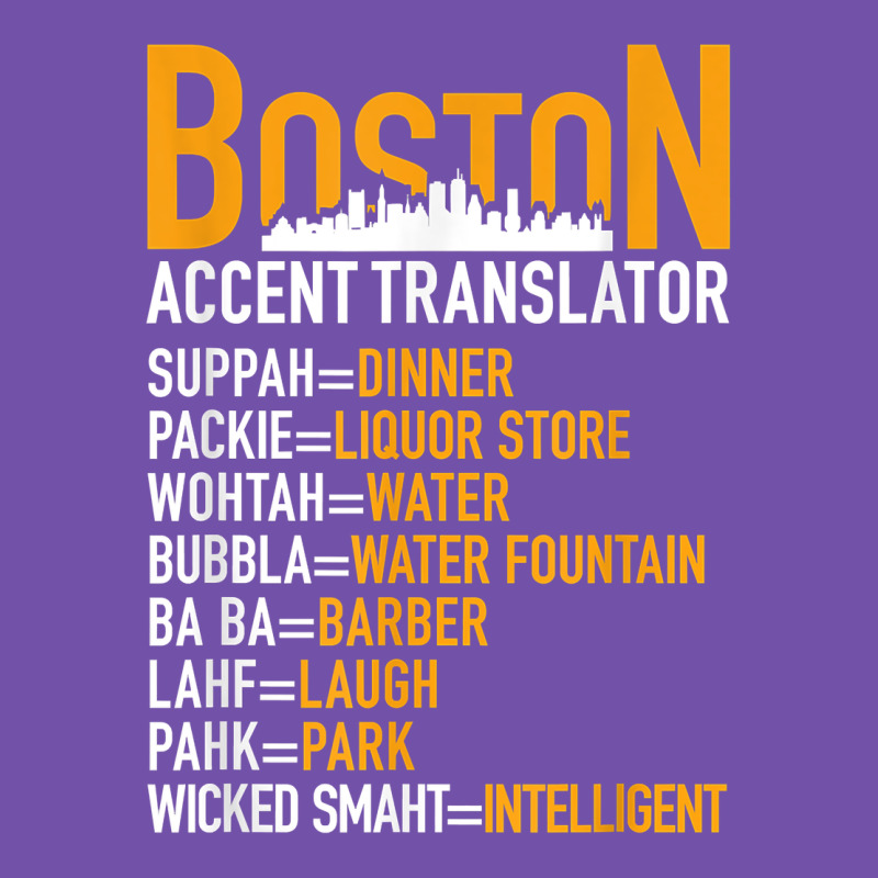 Wicked Smaht Boston Accent Translator Bostonians Gifts Shirt Premium Sweatshirt by FloraArt | Teevron