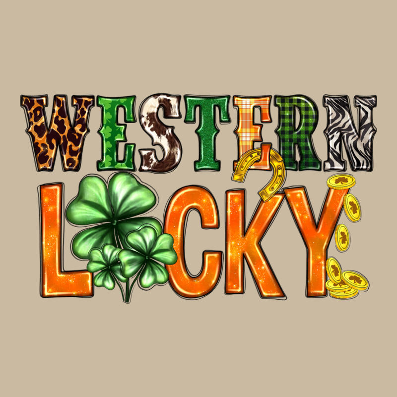 Western Lucky With Clover St. Patricks Day Long Sleeve Tee by HowdyJamesFarm | Teevron