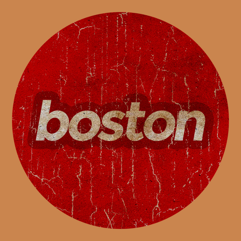 Boston   Simple Red Circle Vintage Heavyweight Hoodie by FloraArt | Teevron