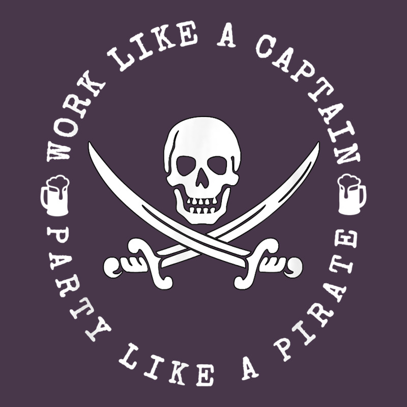 Work Like A Captain Party Like A Pirate Heavyweight Hoodie by FloraArt | Teevron