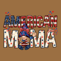 American Mama With Gnome Mother's Day Vintage Tee | Teevron