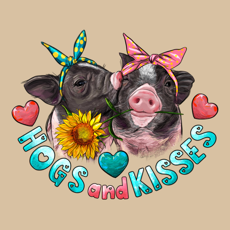 Hogs And Kisses Pigs Heavyweight Hoodie by Artiststas | Teevron