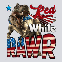 Red White Rawr Dinosaur T-rex Zipper Hoodie | Teevron