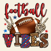 Football Vibes Red And Blue Vintage Tee | Teevron
