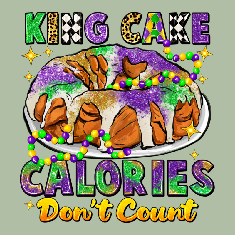 King Cake Calories Dont Count Mardi Gras Urban Heavy Tee by CowGirlArtShop | Teevron