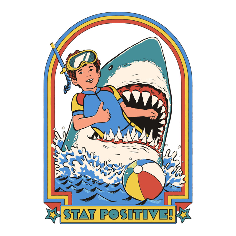 Stay Positive Classic Ladies Tee by FloraArt | Teevron