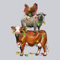 Christmas Cow Sheep And Chicken Heavyweight Sweatshirt | Teevron