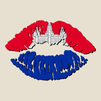 Cambodian Flag Lips Urban Hoodie | Teevron