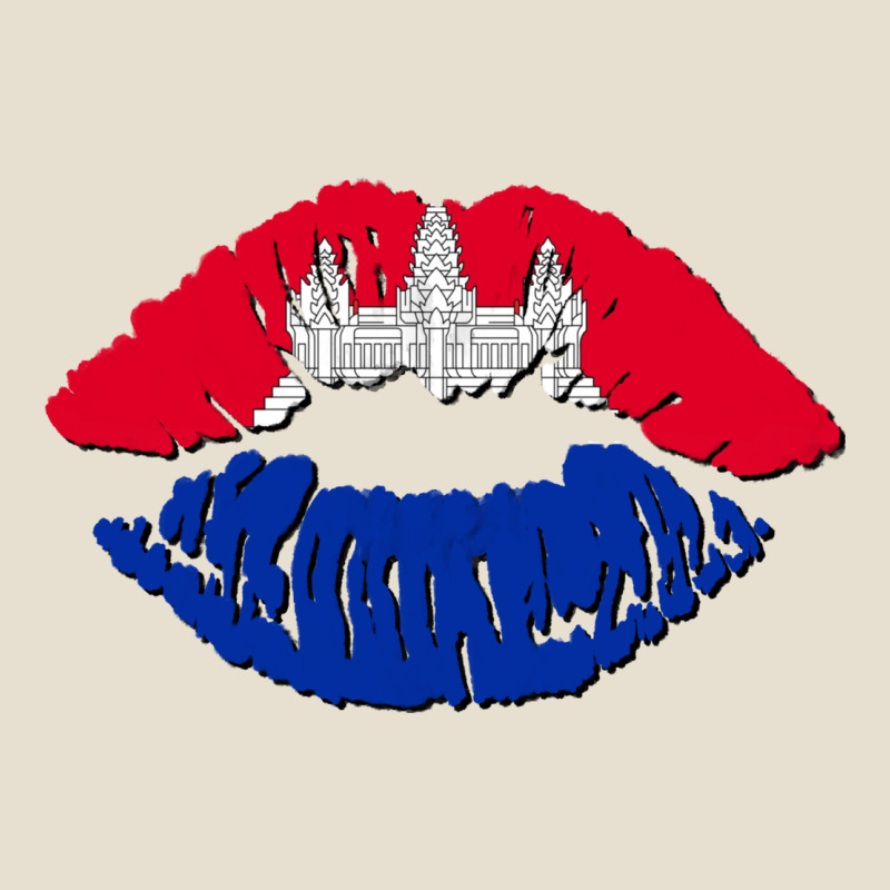 Cambodian Flag Lips Urban Hoodie by AdoDesignShop | Teevron
