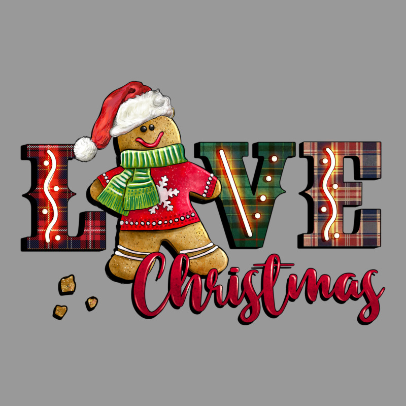 Love Christmas Gingerbread Vintage Hoodie by CowGirlArtShop | Teevron