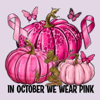 In October We Wear Pink With Pumpkin Classic Tee | Teevron