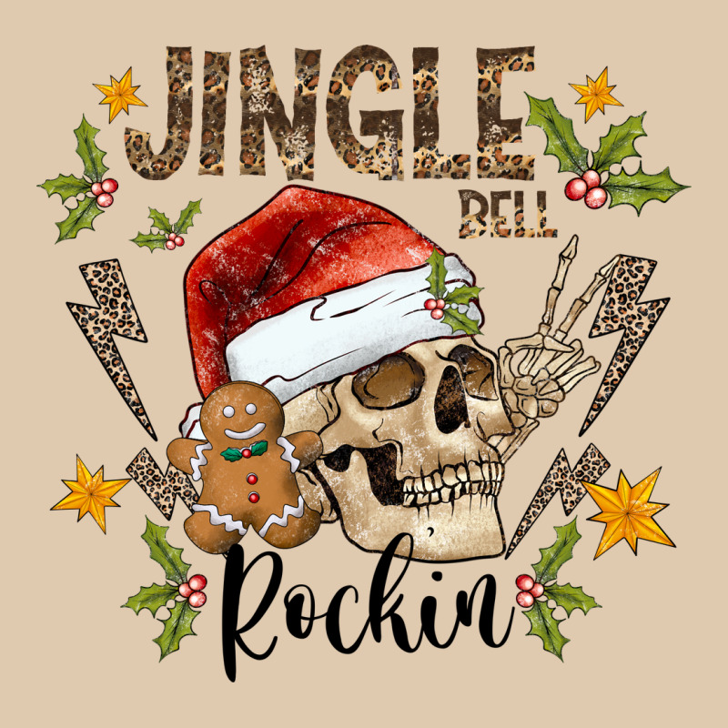 Jingle Bell Rock Black Heavyweight Sweatshirt by CowhideDigitalArt | Teevron