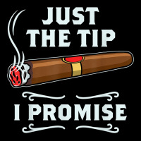 Just The Tip Cigar Smoker Gift Funny Cigar Smoking Heavy Core Tee | Teevron