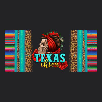 Texas Chica Skull With Bandana Vintage Tee | Teevron