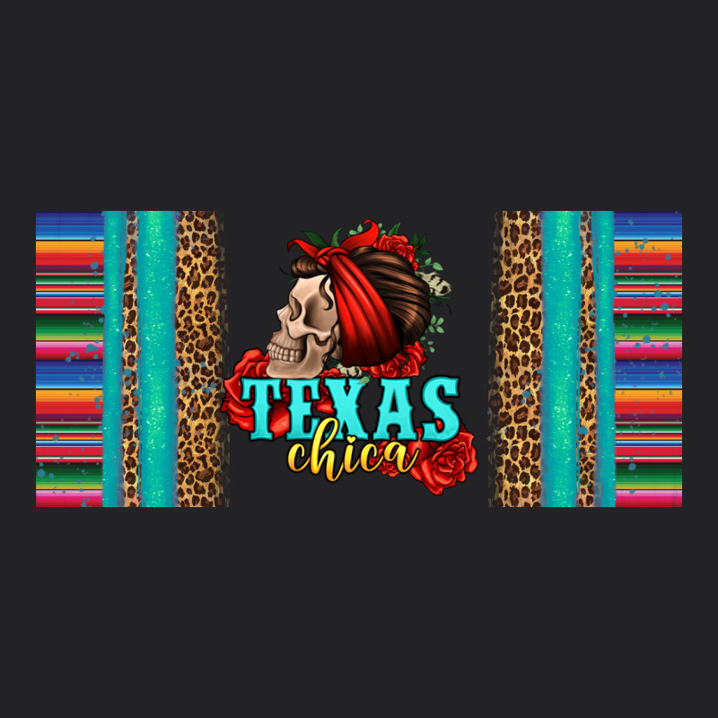 Texas Chica Skull With Bandana Vintage Tee by Jasminsmagicworld | Teevron