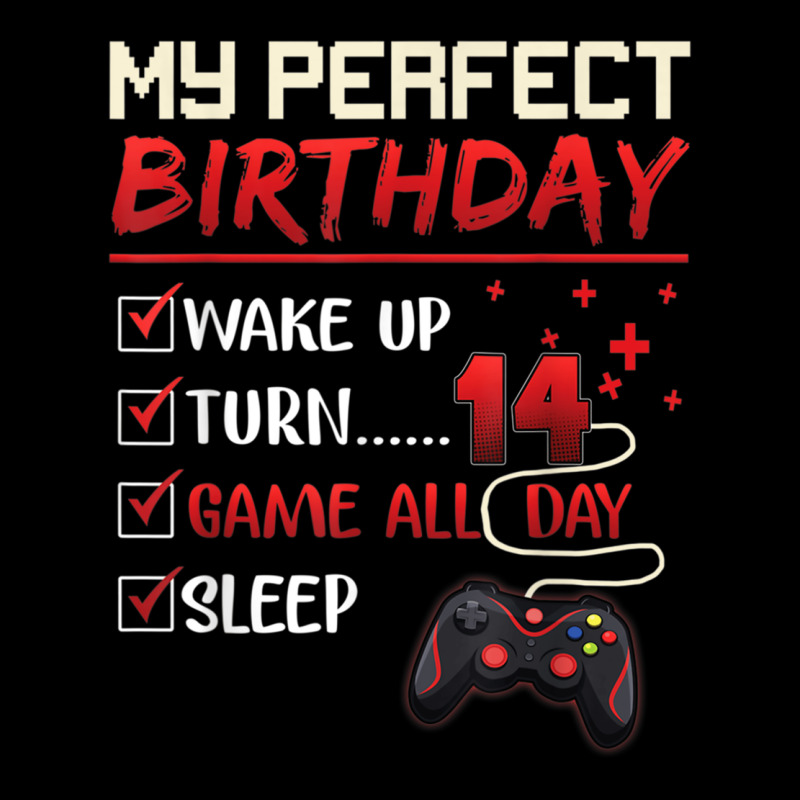 14 Year Old Gamer Gift Boy Teen 14th Perfect Birthday Gaming Premium Tee by trangStudio | Teevron