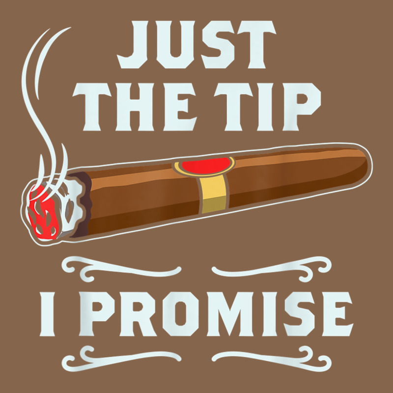 Just The Tip Cigar Smoker Gift Funny Cigar Smoking Premium Tee by trangStudio | Teevron