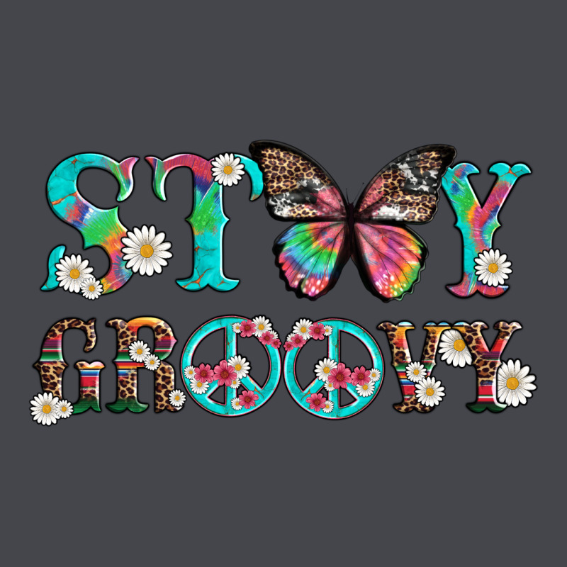 Stay Groovy With Butterfly Peace Sign And Flowers Classic Tee by Artiststas | Teevron