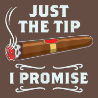 Just The Tip Cigar Smoker Gift Funny Cigar Smoking Long Sleeve Tee | Teevron