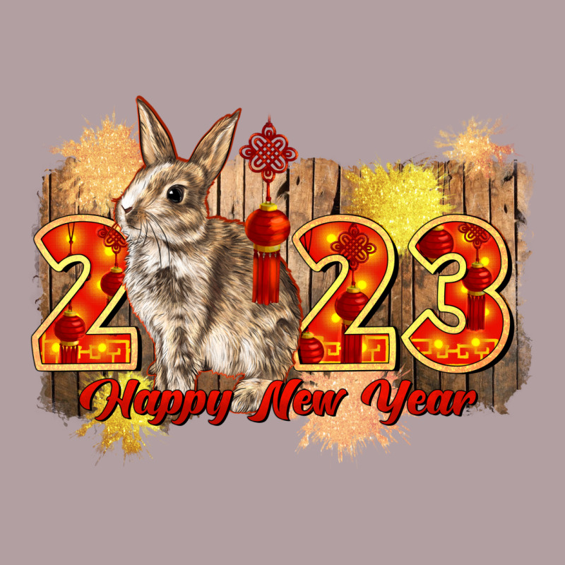 Chinese New Year 2023 Rabbit Year Vintage Hoodie by CowGirlArtShop | Teevron