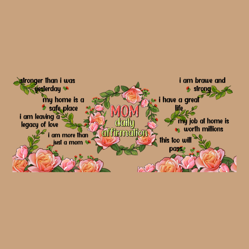 Mom Daily Affirmation Vintage Tee by TumblerDesignByShophia | Teevron