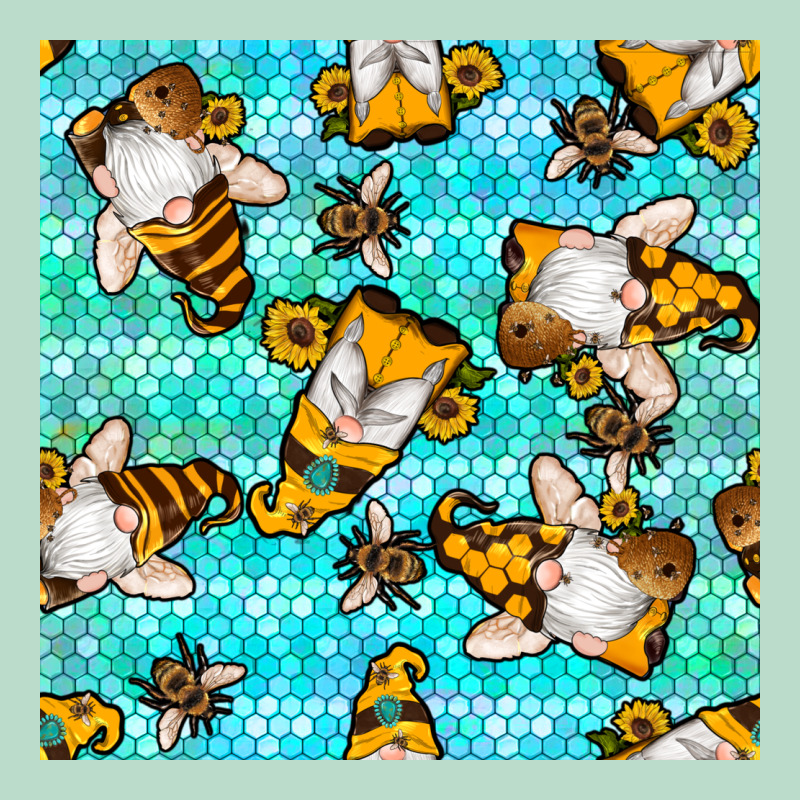 Honey Bee Gnomes Seamless Pattern Premium Hoodie by BundleAndBundleShop | Teevron