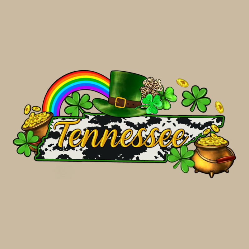Tennessee Map St. Patrick's Long Sleeve Tee by CowGirlArtShop | Teevron