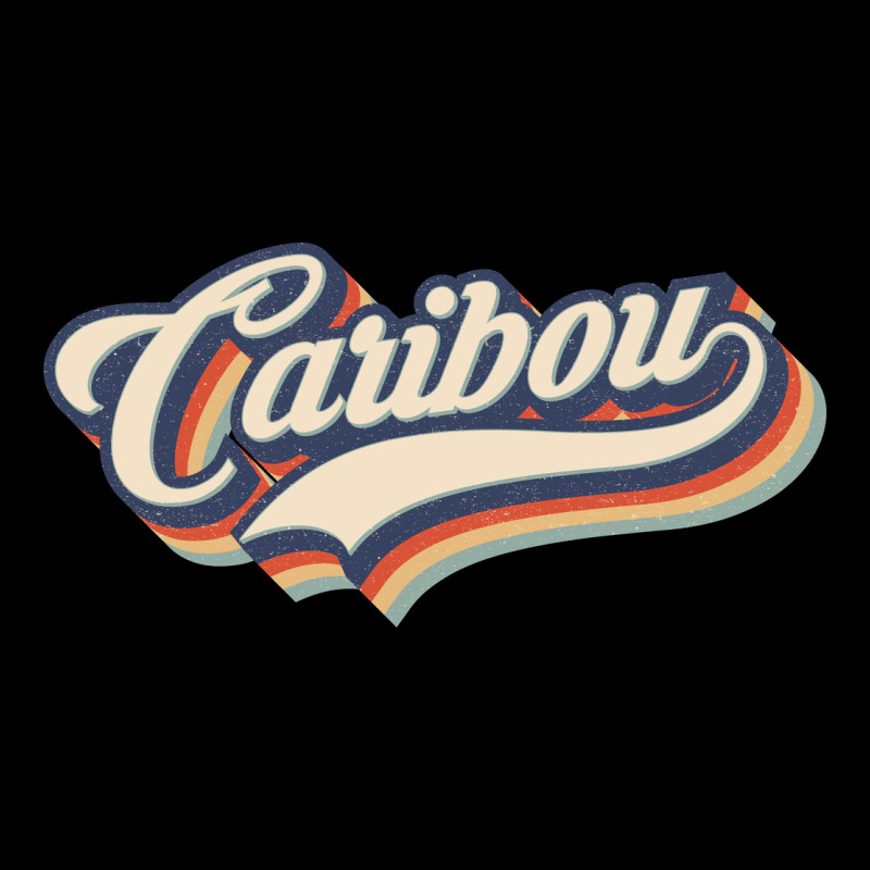 I Love Caribou City Usa Retro Vintage Zipper Hoodie by trangStudio | Teevron