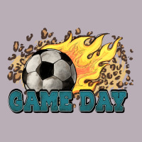 Game Day Soccer Leopard Flames Fireball Vintage Tee | Teevron