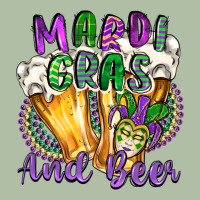 Mardi Gras And Beer Urban Heavy Tee | Teevron