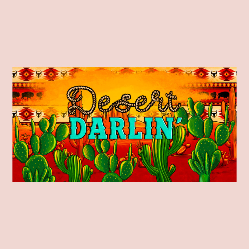 Desert Darlin' Aztec Desert Sunset License Plate Premium Sweatshirt by Artiststas | Teevron