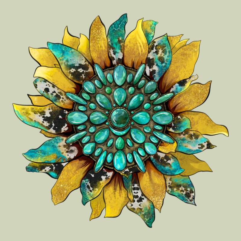 Sunflower With Gemstone And Cowhide Heavyweight Hoodie by Artiststas | Teevron