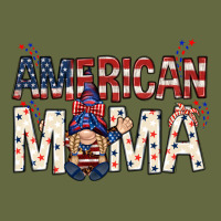 American Mama With Gnome Mothers Day Long Sleeve Tee | Teevron