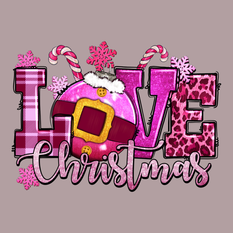 Love Christmas Pink Vintage Hoodie by CowGirlArtShop | Teevron